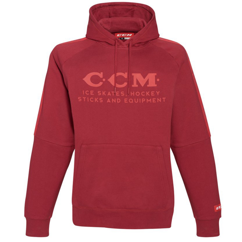  CCM F4758 HERITAGE logo hooded fleece SR