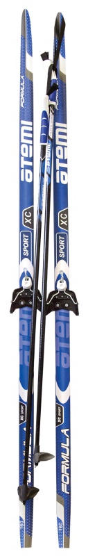 Лыжные комплекты Atemi Formula STEP blue 75мм 160 (15/16)